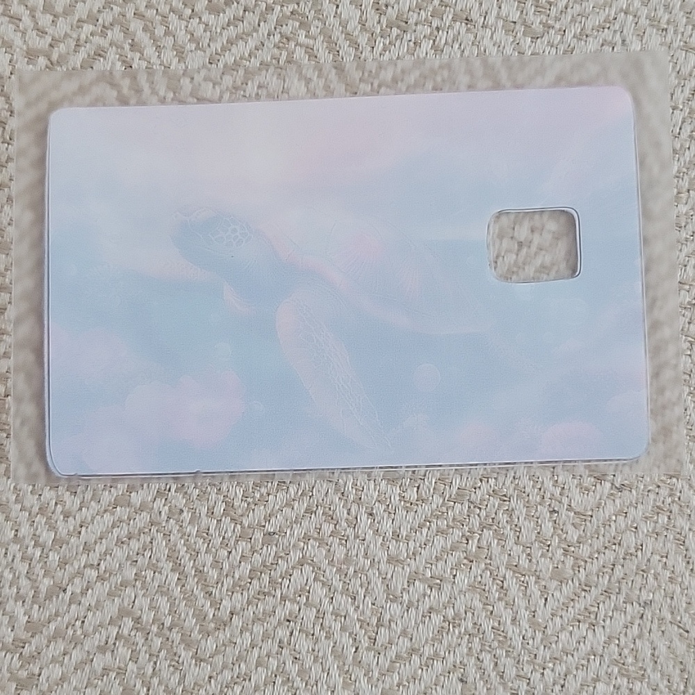Sea Turtle Credit Card Skin - Multicolor - Picture 3 of 4